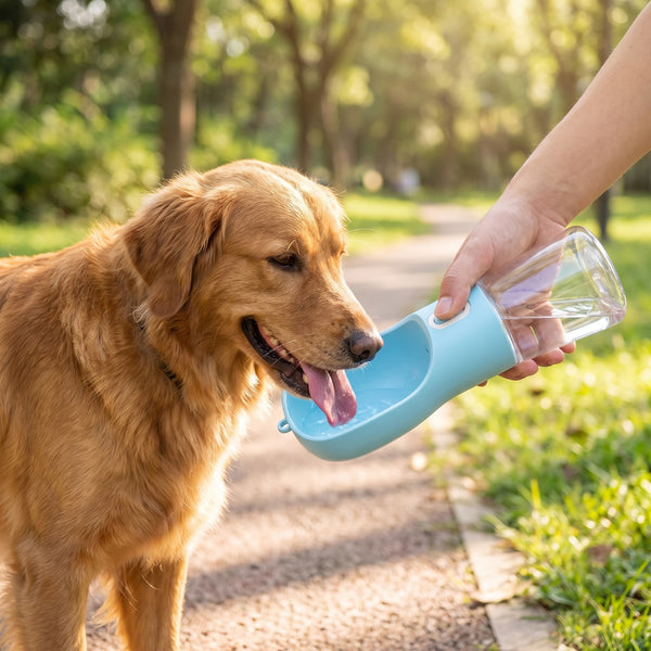 2-in-1 Dog Water & Food Travel Bottle