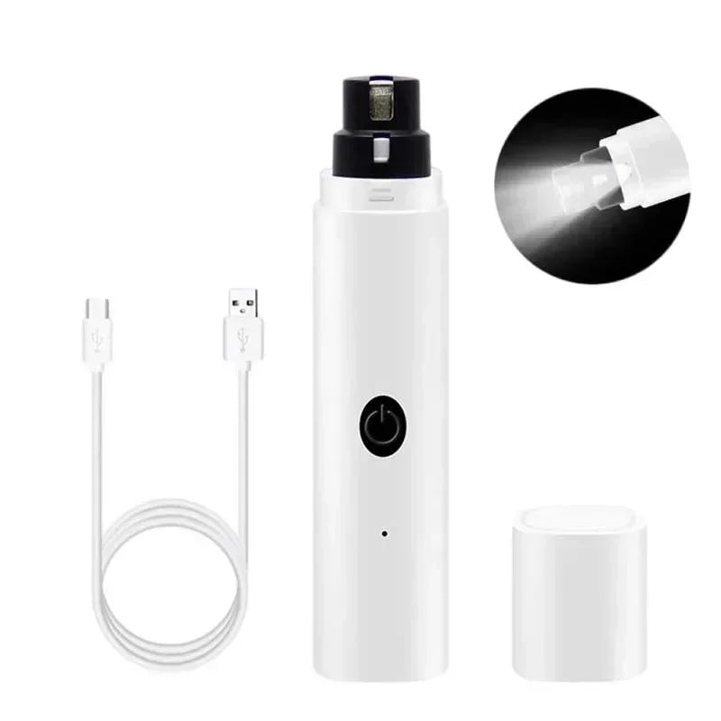 Quiet Pet Nail Grinder with LED Light