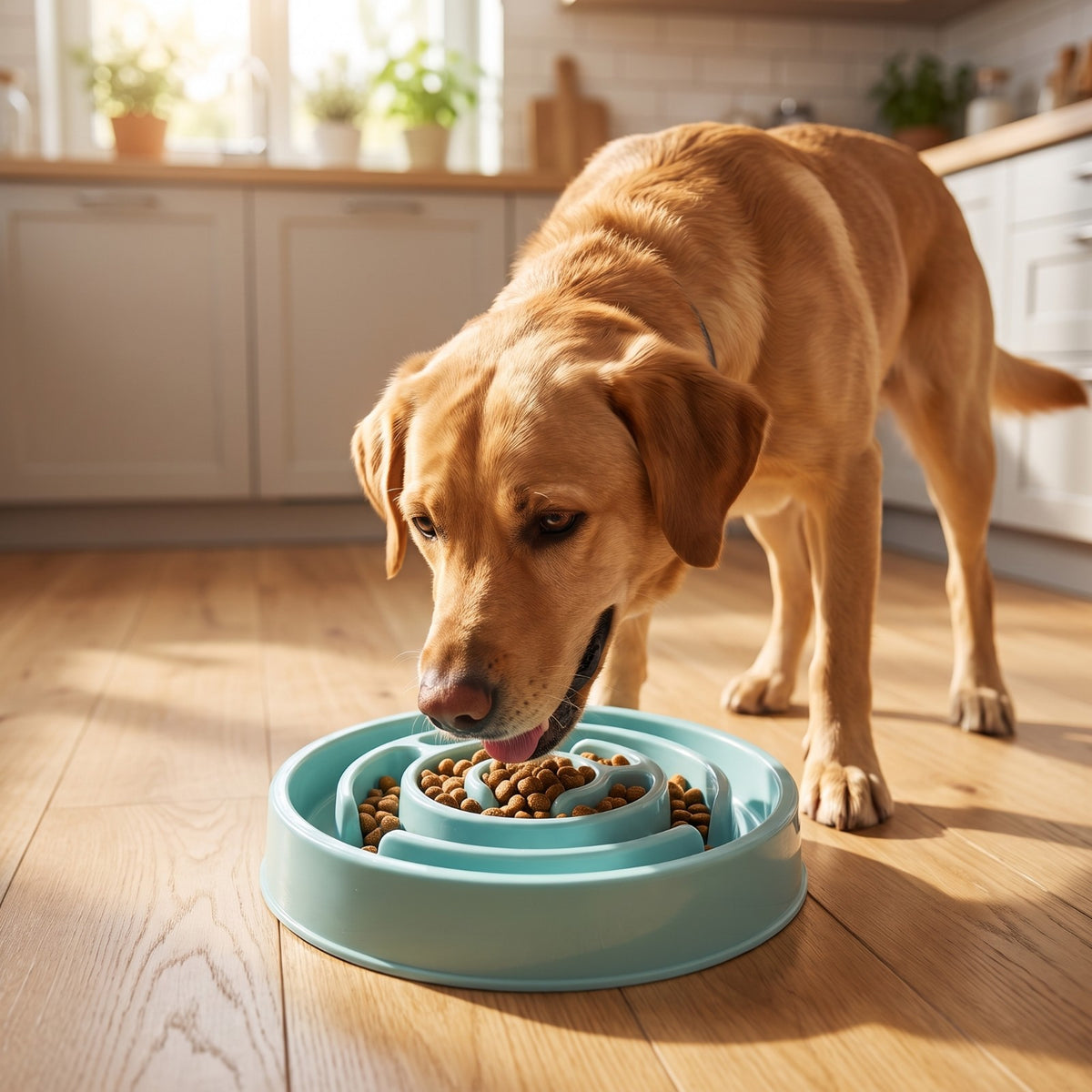 Slow Feeder Puzzle Bowl for Dogs