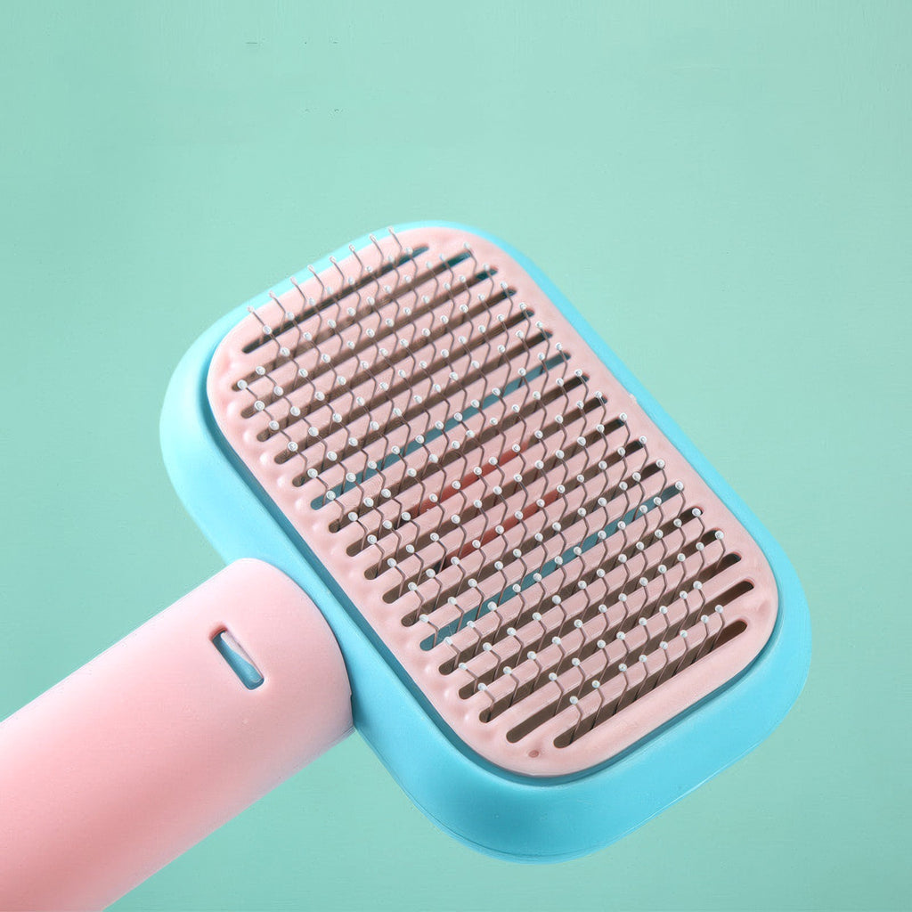 Self-Cleaning Pet Brush for Dogs & Cats