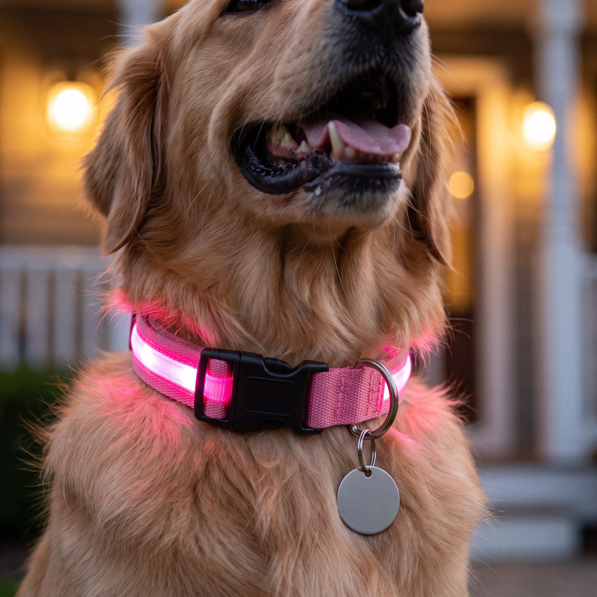 Light-Up LED Dog Collar (USB Rechargeable)