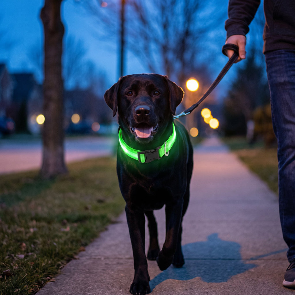 Light-Up LED Dog Collar (USB Rechargeable)